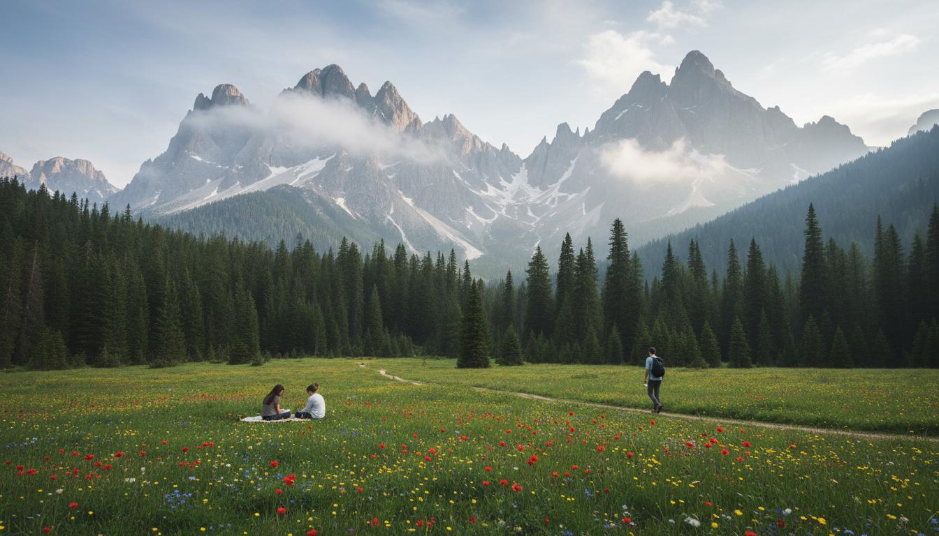 Majestic mountain landscape